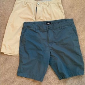 2 pair of men’s shorts (bundle). O’Neill and Adidas. Size 36